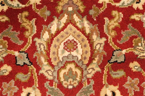 Jaipur Red Runner Hand Knotted 40 X 139 Area Rug 250-28416 Image 3