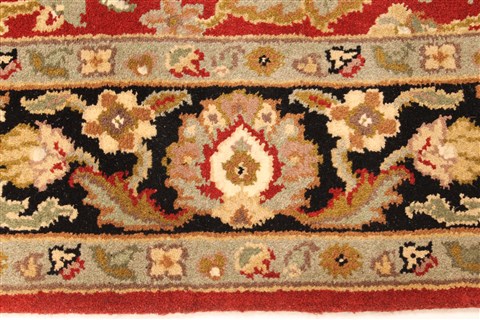 Jaipur Red Runner Hand Knotted 40 X 139 Area Rug 250-28416 Image 4