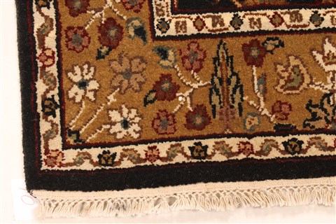 Jaipur Black Runner Hand Knotted 311 X 1510 Area Rug 250-28417 Image 1