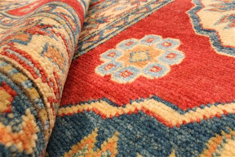 Kazak Red Runner Hand Knotted 410 X 153 Area Rug 250-28418 Image 10