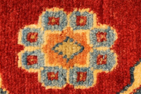 Kazak Red Runner Hand Knotted 410 X 153 Area Rug 250-28418 Image 4