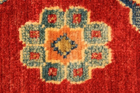 Kazak Red Runner Hand Knotted 410 X 153 Area Rug 250-28418 Image 5