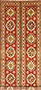 Kazak Red Runner Hand Knotted 410 X 153  Area Rug 250-28418 Thumb 0