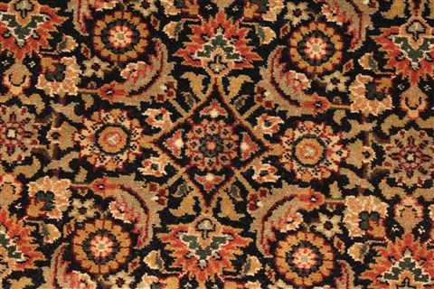 Herati Beige Runner Hand Knotted 26 X 196 Area Rug 250-28419 Image 2