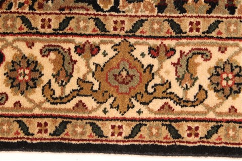 Herati Beige Runner Hand Knotted 26 X 196 Area Rug 250-28419 Image 3
