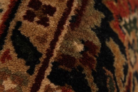 Herati Beige Runner Hand Knotted 26 X 196 Area Rug 250-28419 Image 8
