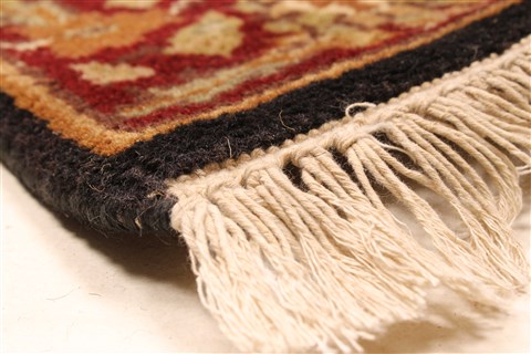 Jaipur Black Runner Hand Knotted 26 X 200 Area Rug 250-28420 Image 9