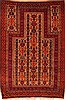 Baluch Orange Hand Knotted 30 X 50  Area Rug 253-28421 Thumb 0
