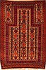 Baluch Orange Hand Knotted 30 X 50 Area Rug 253-28421 Thumb 0