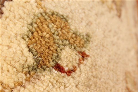 Ziegler Beige Runner Hand Knotted 25 X 201 Area Rug 250-28422 Image 6