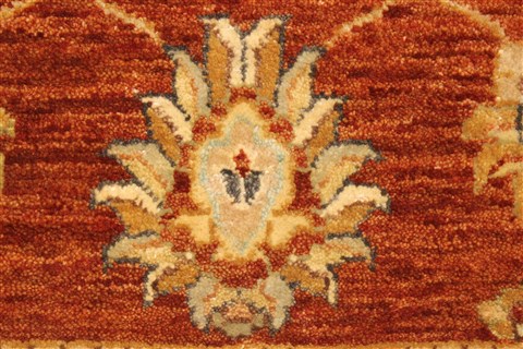 Ziegler Beige Runner Hand Knotted 25 X 201 Area Rug 250-28422 Image 7