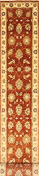 Ziegler Beige Runner Hand Knotted 2'5" X 20'1"  Area Rug 250-28422