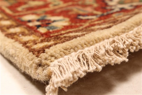 Serapi Beige Runner Hand Knotted 26 X 201 Area Rug 250-28424 Image 9