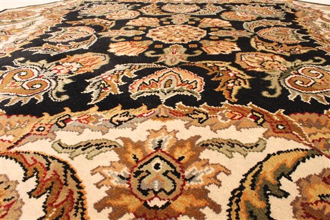 Sarouk Red Octagon Hand Knotted 186 X 186 Area Rug 250-28426 Image 4