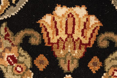 Sarouk Red Octagon Hand Knotted 186 X 186 Area Rug 250-28426 Image 8
