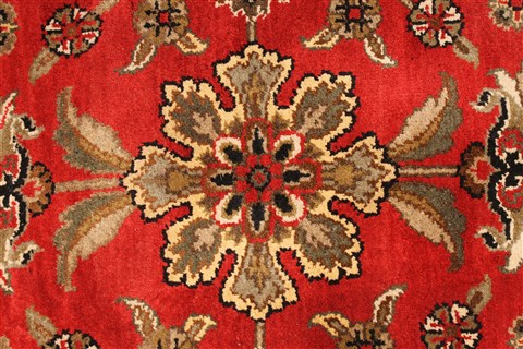 Jaipur Beige Round Hand Knotted 80 X 80 Area Rug 250-28429 Image 1