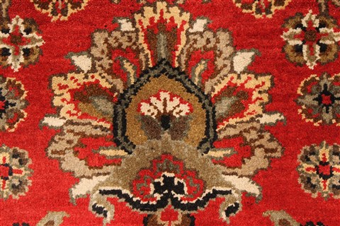 Jaipur Beige Round Hand Knotted 80 X 80 Area Rug 250-28429 Image 9