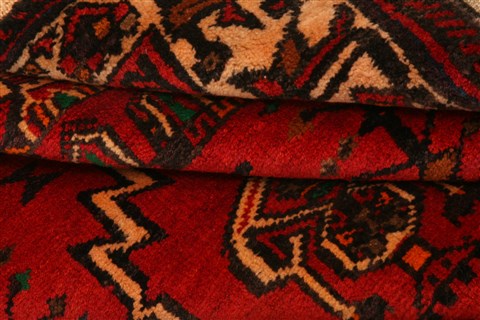 Baluch Red Hand Knotted 33 X 410 Area Rug 253-28430 Image 3