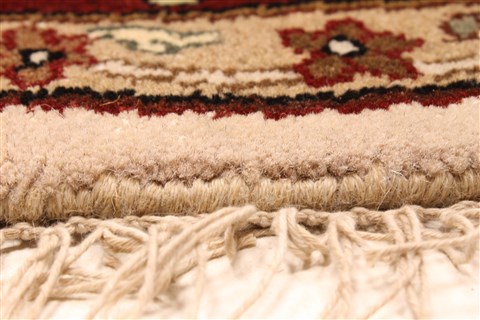 Jaipur White Round Hand Knotted 80 X 80 Area Rug 250-28431 Image 10