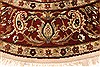 Jaipur White Round Hand Knotted 80 X 80 Area Rug 250-28431 Thumb 2