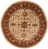 Jaipur White Round Hand Knotted 80 X 80  Area Rug 250-28431 Thumb 0