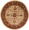 Jaipur White Round Hand Knotted 80 X 80 Area Rug 250-28431 Thumb 0