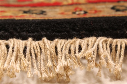 Jaipur Black Round Hand Knotted 710 X 710 Area Rug 250-28432 Image 10