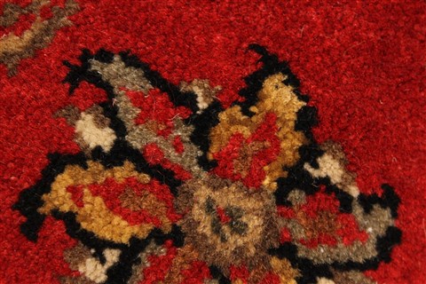 Jaipur Black Round Hand Knotted 710 X 710 Area Rug 250-28432 Image 9