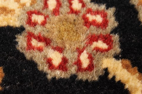 Jaipur Black Round Hand Knotted 710 X 710 Area Rug 250-28433 Image 8