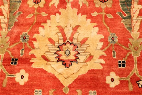 Serapi Orange Hand Knotted 120 X 1410 Area Rug 250-28434 Image 13