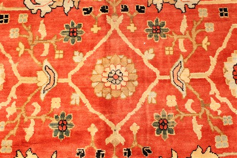 Serapi Orange Hand Knotted 120 X 1410 Area Rug 250-28434 Image 2