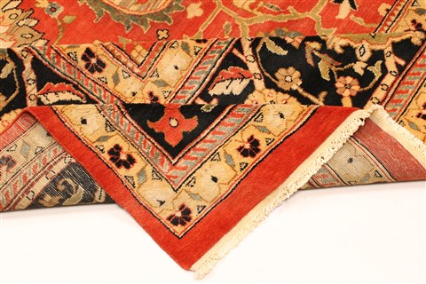 Serapi Orange Hand Knotted 120 X 1410 Area Rug 250-28434 Image 6