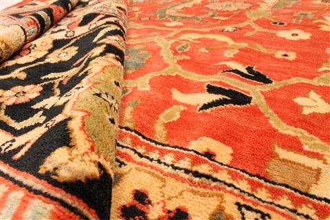 Serapi Orange Hand Knotted 120 X 1410 Area Rug 250-28434 Image 7