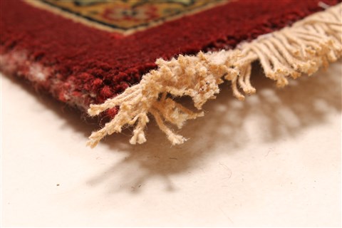 Tabriz Beige Hand Knotted 1111 X 1411 Area Rug 250-28436 Image 13