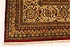 Tabriz Beige Hand Knotted 1111 X 1411 Area Rug 250-28436 Thumb 1