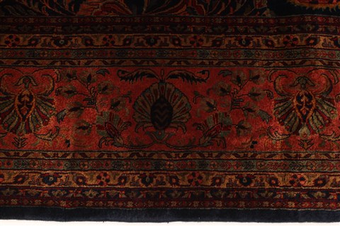 Agra Beige Hand Knotted 1111 X 147 Area Rug 250-28437 Image 3