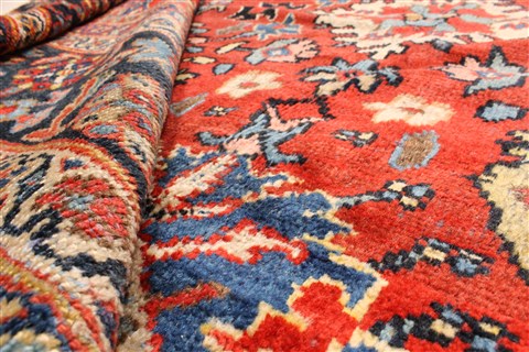 Heriz Beige Hand Knotted 1011 X 1310 Area Rug 250-28438 Image 7