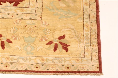 Chobi Brown Hand Knotted 1111 X 147 Area Rug 250-28439 Image 1