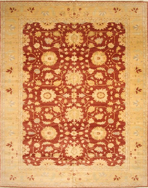 Chobi Brown Hand Knotted 1111 X 147 Area Rug 250-28439 Image 0