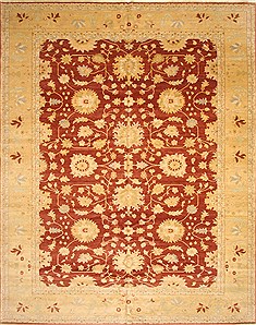 Egyptian Chobi Brown Rectangle 12x15 ft Wool Carpet 28439