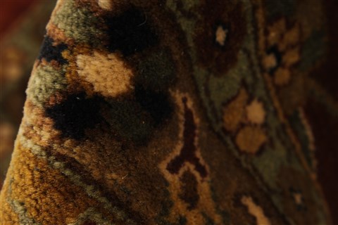 Kashan Beige Hand Knotted 1110 X 1411 Area Rug 250-28440 Image 9