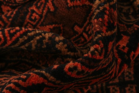 Baluch Red Hand Knotted 30 X 49 Area Rug 253-28441 Image 1
