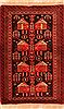 Baluch Red Hand Knotted 30 X 50 Area Rug 253-28442 Thumb 0