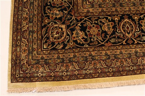 Kashmar Beige Hand Knotted 1110 X 1411 Area Rug 250-28446 Image 1