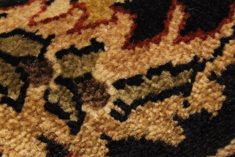 Kashmar Beige Hand Knotted 1110 X 1411 Area Rug 250-28446 Image 8