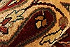 Kashan Beige Hand Knotted 120 X 149  Area Rug 250-28448 Thumb 10