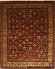 Kashan Beige Hand Knotted 120 X 149  Area Rug 250-28448 Thumb 0