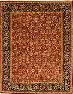 Haji Jalili Beige Hand Knotted 12'1" X 14'11"  Area Rug 250-28452