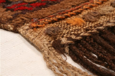 Baluch Brown Hand Knotted 31 X 54 Area Rug 253-28453 Image 6