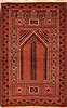 Baluch Brown Hand Knotted 30 X 50  Area Rug 253-28454 Thumb 0